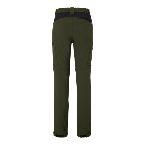 Moa Trousers w Dark olive Female