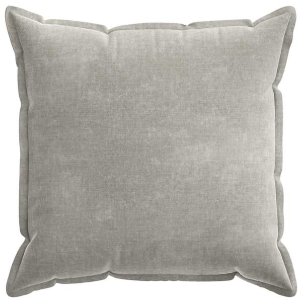 Kuddöverdrag 2 st HOUTEN Ljusgrå 70 x 70 cm Chenilletyg