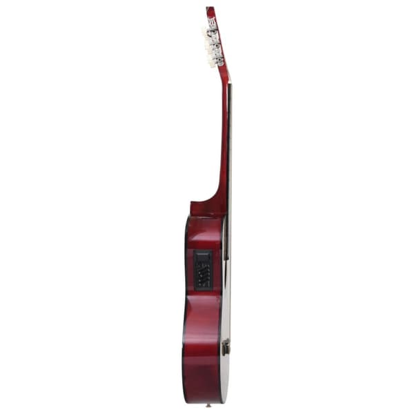 Gitarr 12 delar med EQ-pedal 6 och strängar western