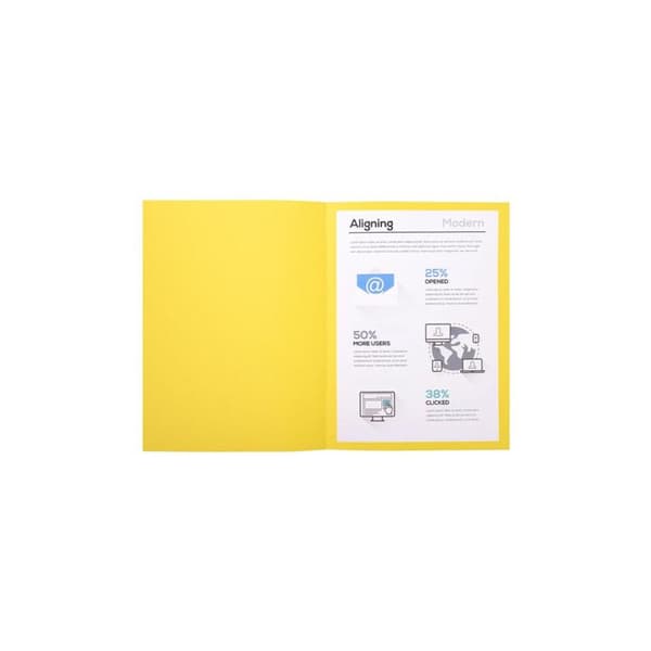 Mapp EXACOMPTA utan klaff A4 sort 100/fp