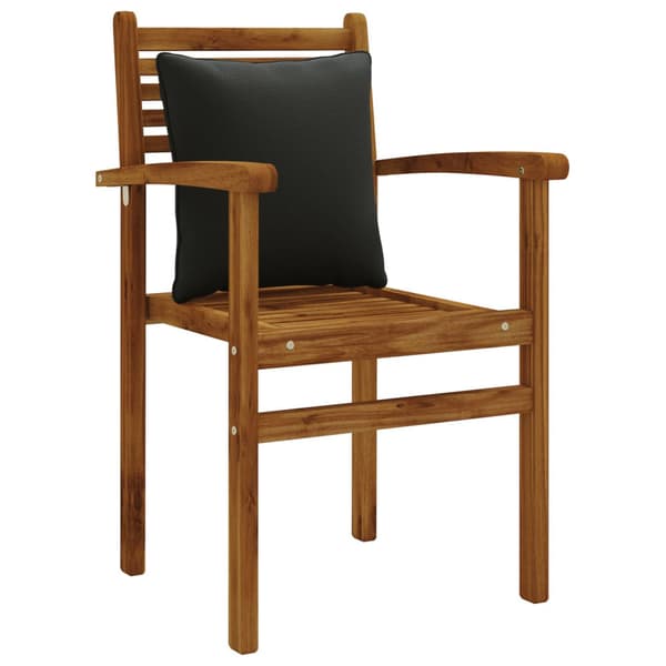 4-delad ryggkudde PUTTEN 4 st 100% Polyester Svart