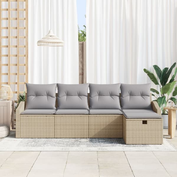 Soffset med kudde 6 pcs konstrotting