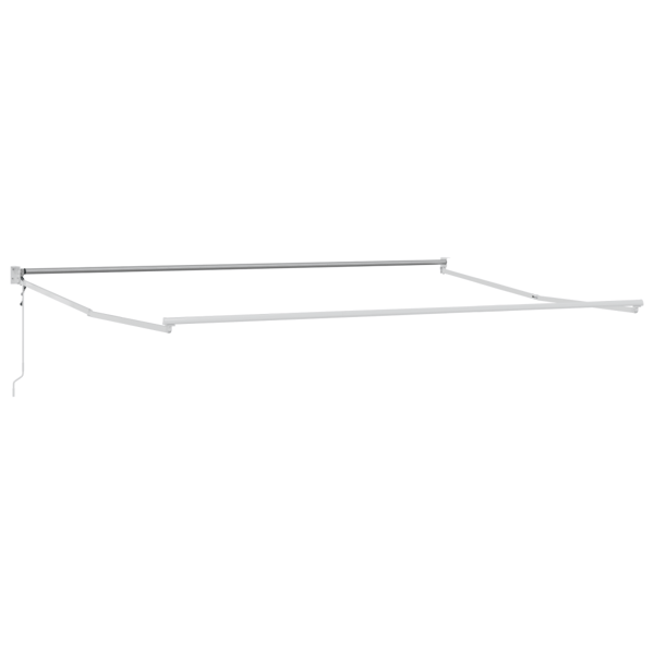 Utfällbar markis Flerfärgsdesign 450 × 300 cm