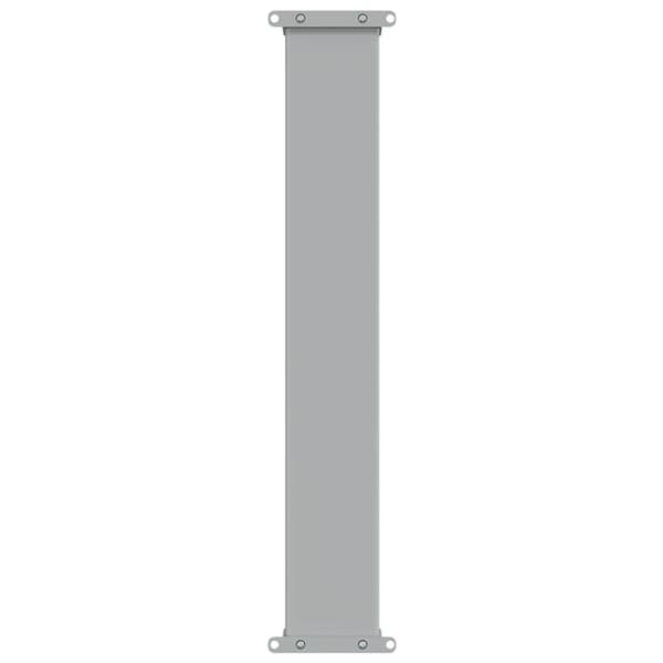 Infällbar sidomarkis 80x300 cm svart