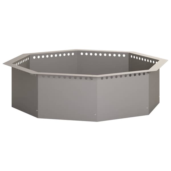 Eldstad ring Rostig 80 x 80 x 25 cm Väderbeständig stål
