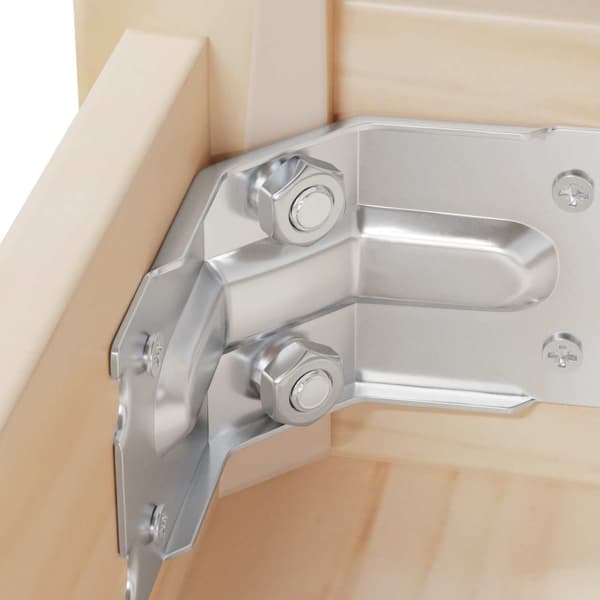 Sexkantig mutter 2 pcs Silver m8 Metall