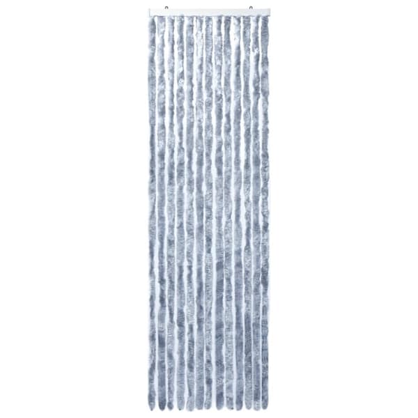 Insektsdraperi silver 118x220 cm chenille