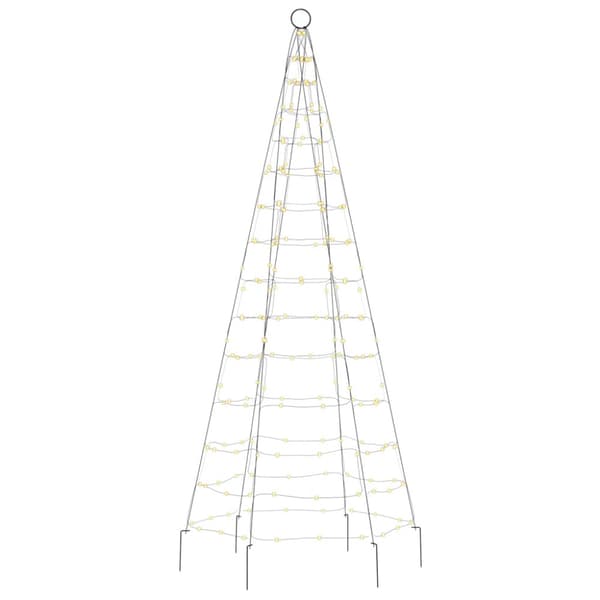LED julgran 200 LED varmvit 180 cm