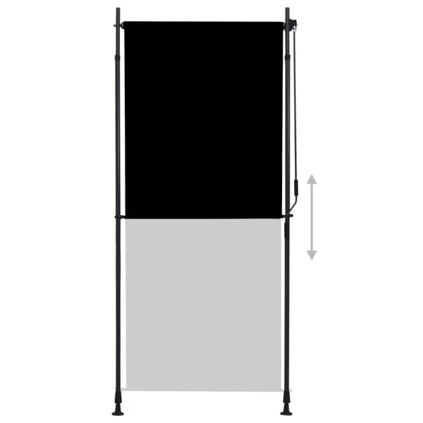 Rullgardin utomhus 100x270 cm antracit
