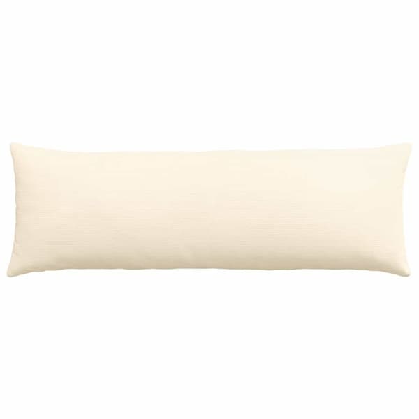 Sofakuddar 2 pcs Kräm 120 x 40 cm Kordread tyg