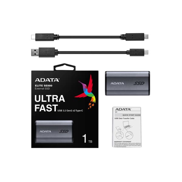 ADATA SE880 - SSD - 1 TB - USB 3.2 Gen 2