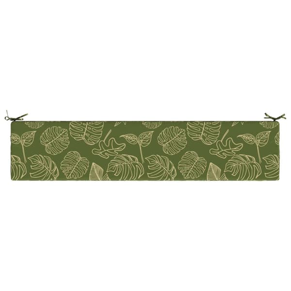 Bänk kudde SOEST 100% Polyester Bladdesign 170 x 40 x 5 cm
