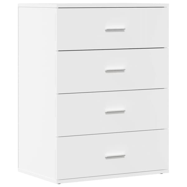 Skänk vit 60x39x80 cm konstruerat trä