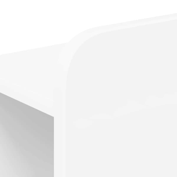Sängram med förvaring Vit 100 x 200 cm Konstruerat trä