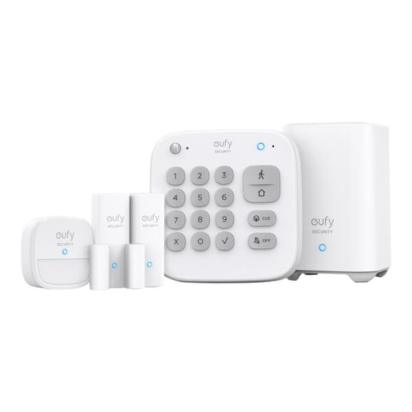 Eufy 5-Piece Home Alarm Kit - hemsäkerhetssystem - vit
