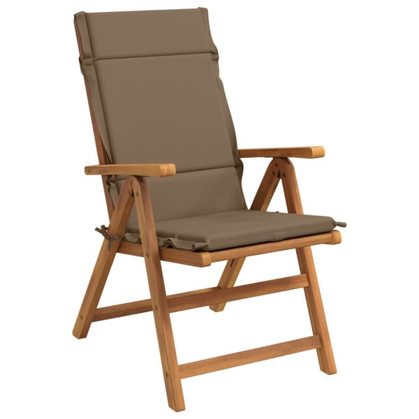 2-delade Höga Ryggstolsdynor GEMERT 2 st 100% Polyester Taupe