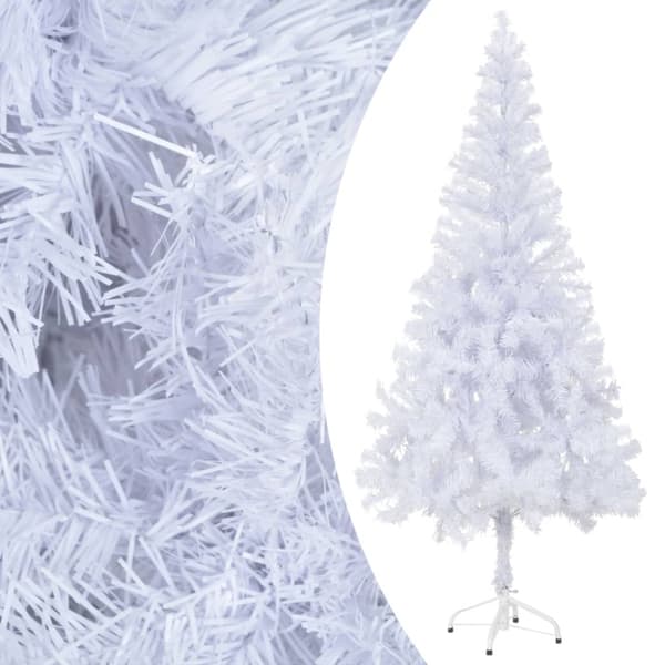 Belyst plastgran med kulor 180 cm 620 grenar
