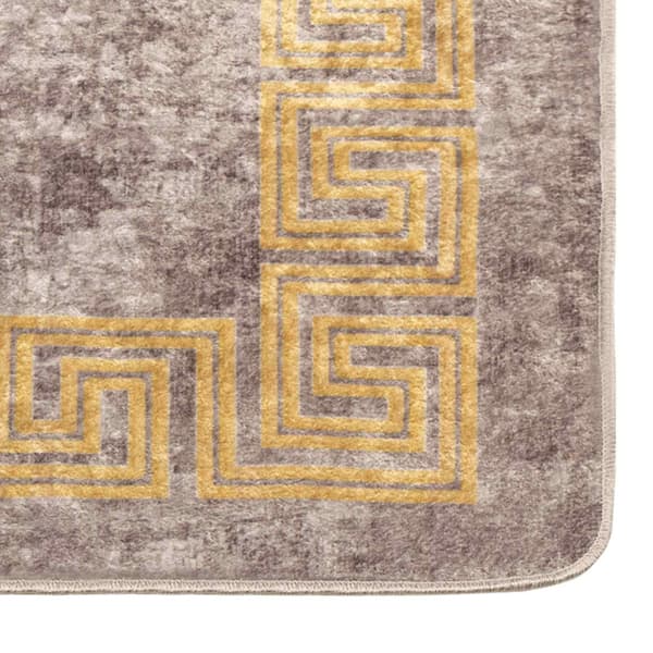 Mattlöpare MARSA Grå 100 x 150 cm Polyester och PVC
