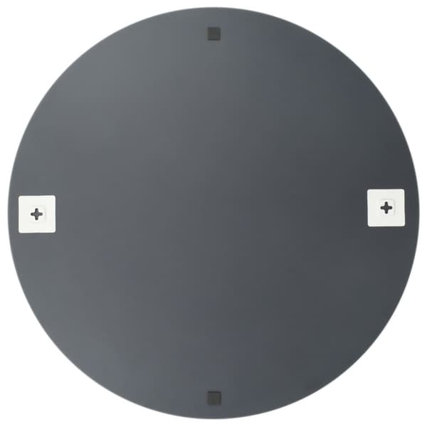Väggspeglar 2 st 50 cm rund glas