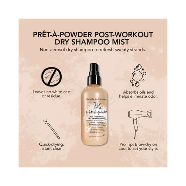 Prêt-À-Powder Post Workout Dry Shampoo Mist 120ml