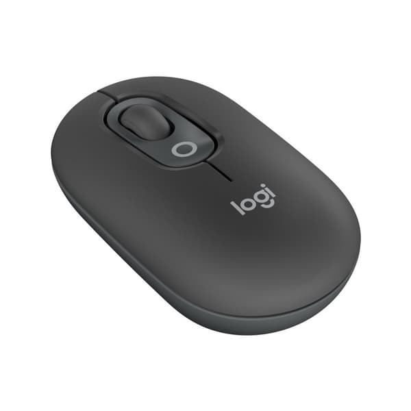 Logitech POP - mus - anpassningsbar emoji - Bluetooth 5.1 LE - grafit