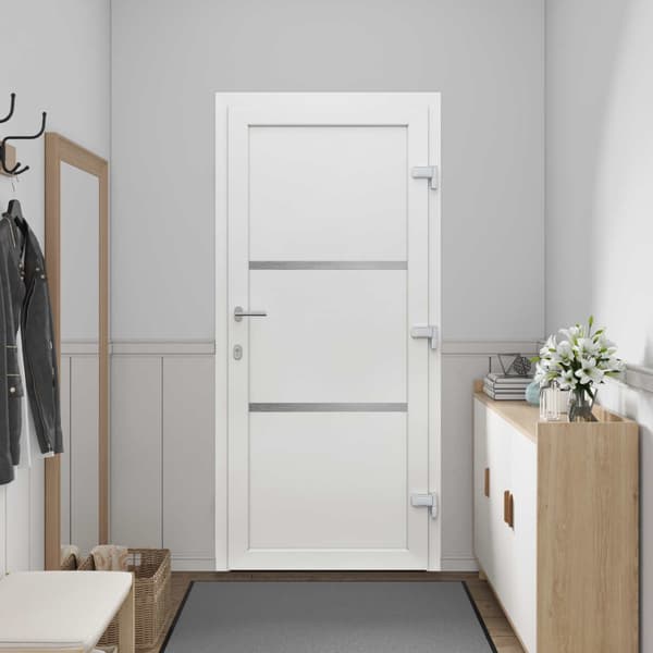 Framdörr Vit 108 x 208 cm PVC