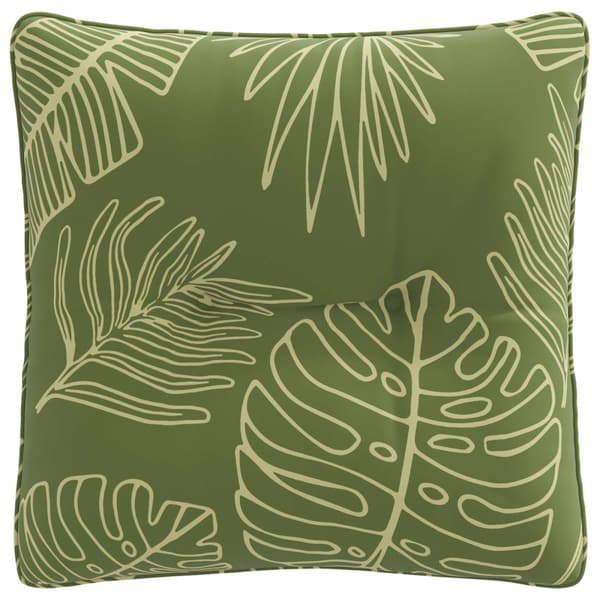 Ryggkudde PUTTEN 100% Polyester Bladdesign 40 x 40 x 10 cm
