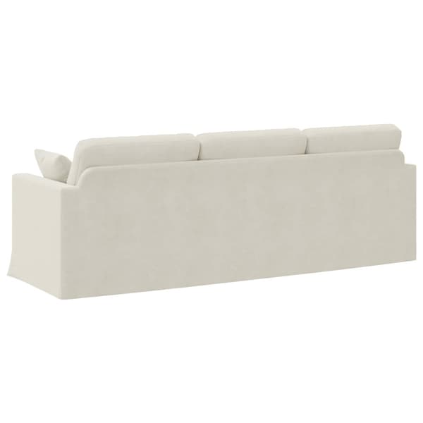 Soffa Kräm 228 x 78 x 80 cm Sammet