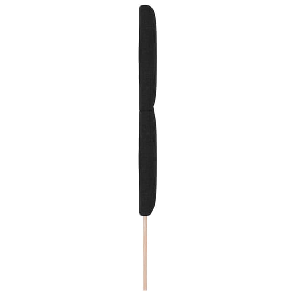 Huvudgavel Svart 160 cm tyg