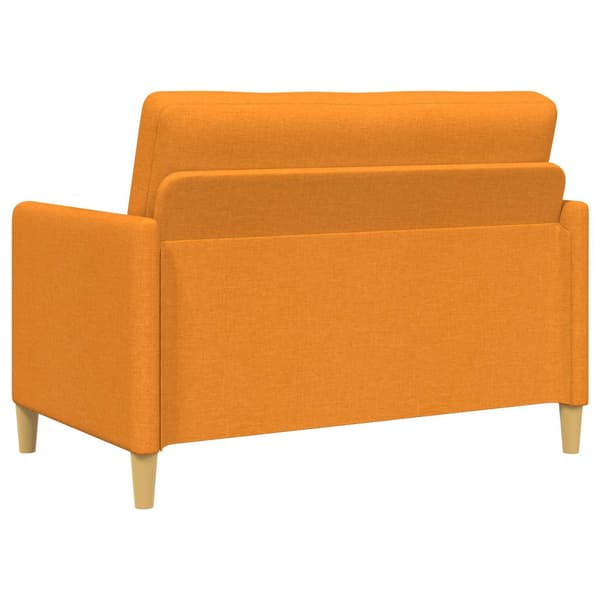 Soffgrupp med förvaring 2 pcs Mörkgul Polyester