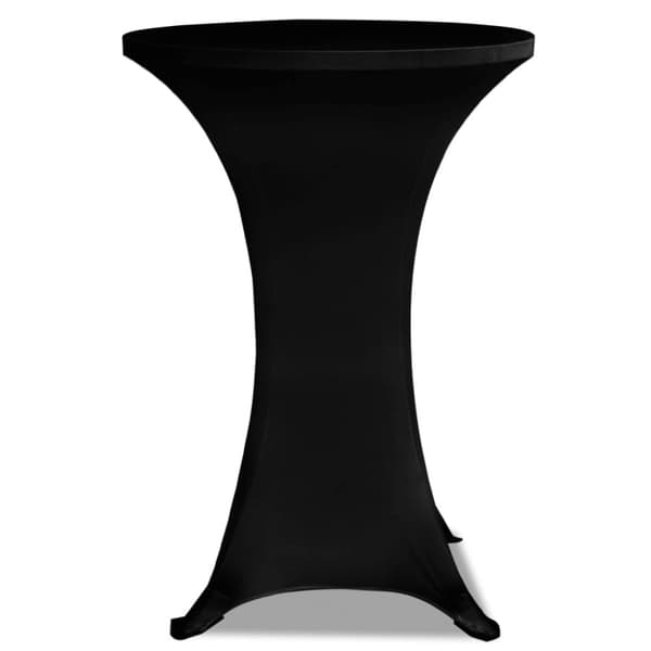 Duk till ståbord Ø70 Stretch Svart 2-pack