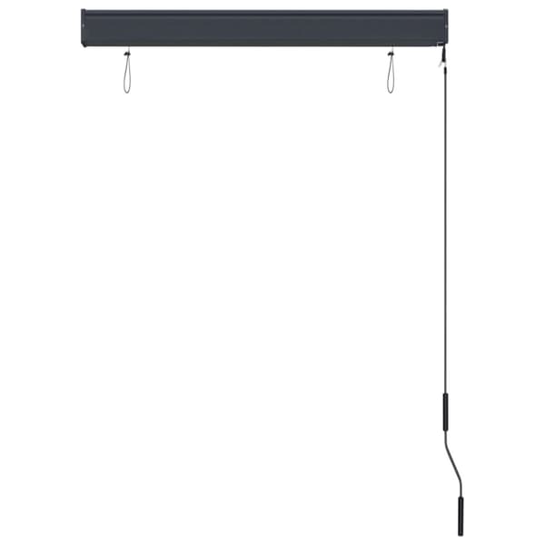 Rullgardin utomhus 100x250 cm antracit