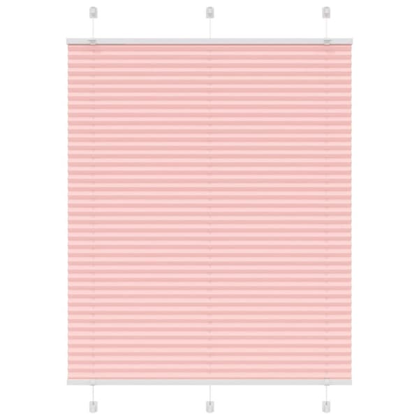 Plisserad persienn rosa 110x150 cm tyg bredd 109,4cm polyester