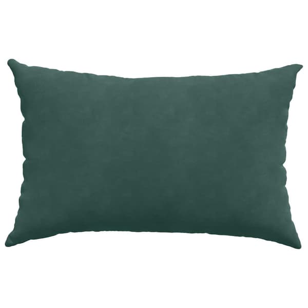 Sofakuddar 2 pcs Mörkgrön 60 x 40 cm Kordread tyg