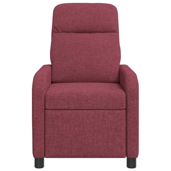 Recliner Vinröd Tyg