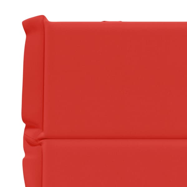 4-delade Höga Ryggstolsdynor GEMERT 4 st 100% Polyester Röd