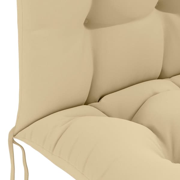Solsängkudde PUTTEN 100% Polyester Beige 48 x 112 x 10 cm