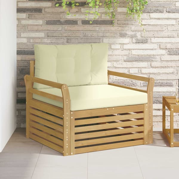 Utomhussoffa Polyester Vit