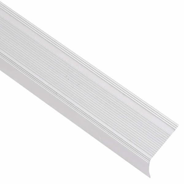 Trappnäsor i L-form 5 st aluminium 100 cm silver