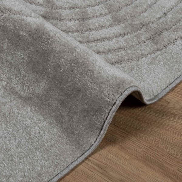 Områdesmattor Rektangulär GALATI Grå 170 x 120 cm Polyester