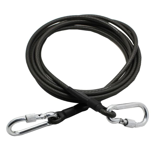 Rastwire m hakar plastklädd 3m/6mm