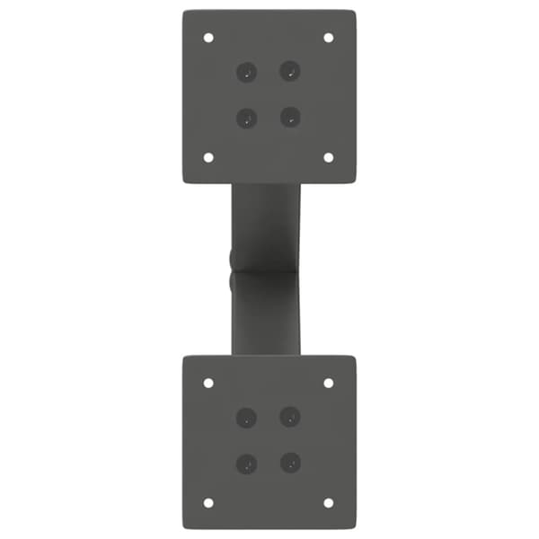 Soffbordsben X-formade 2 st antracit 30x(30-31) cm stål