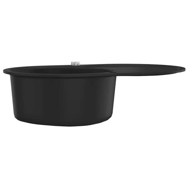Diskho granit enkel oval svart