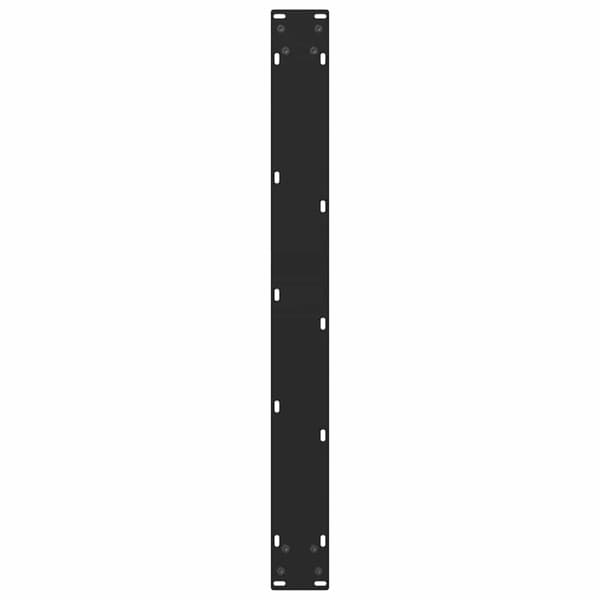 Matbordsben svarta 2 st 70x(72-73) cm stål