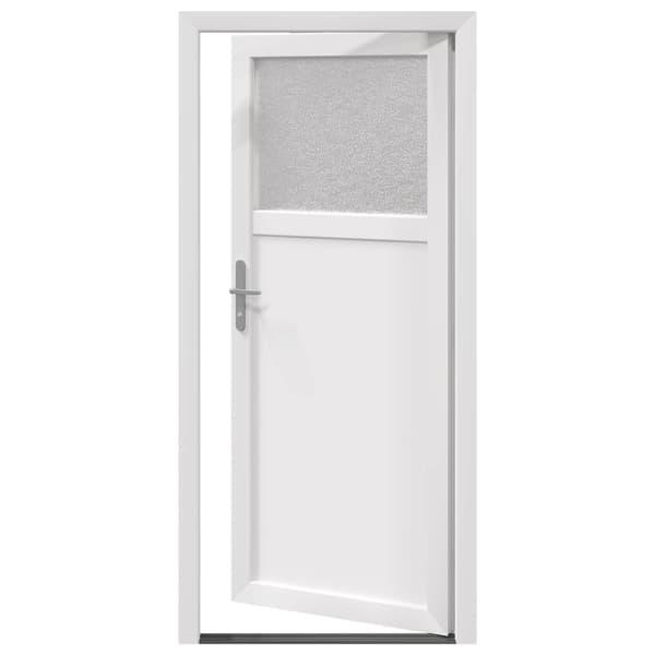 Sidentré Dörr Vit 98 x 198 cm PVC
