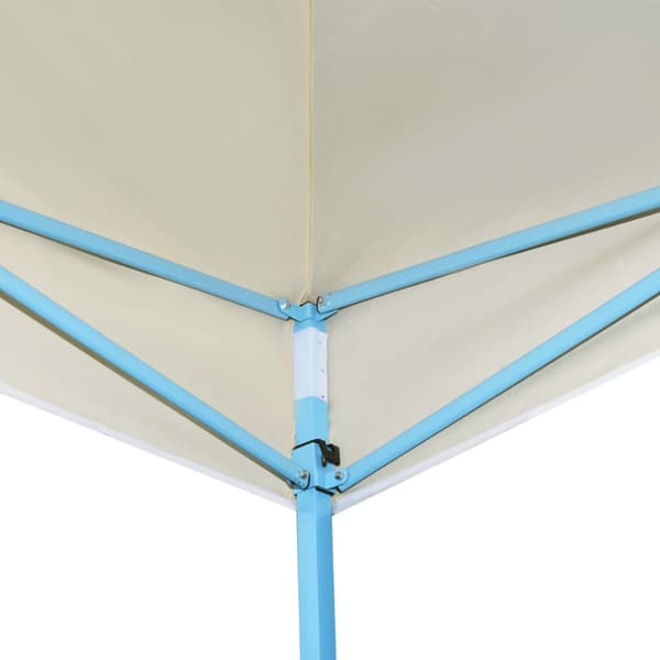 Pop-Up hopfällbart partytält gräddvit 3x9 m
