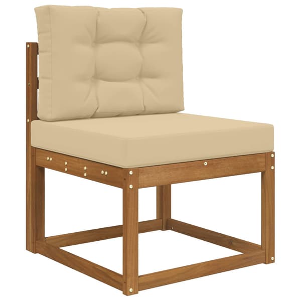Utomhus Soffa Kudde 2 pcs Beige Polyester