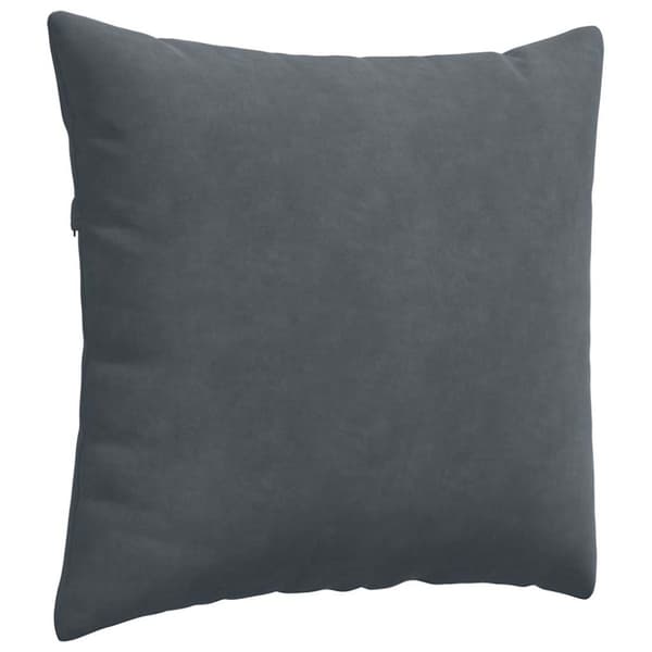 Sofakuddar 2 pcs Mörkgrå 45 x 45 cm Kordread tyg