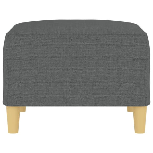 Fotpall mörkgrå 70x55x41 cm tyg