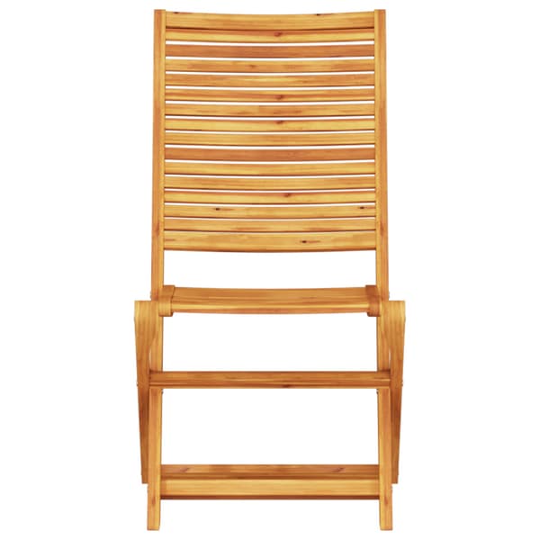 Fällbart bistroset 3 pcs Brun Massivt Akaciaträ